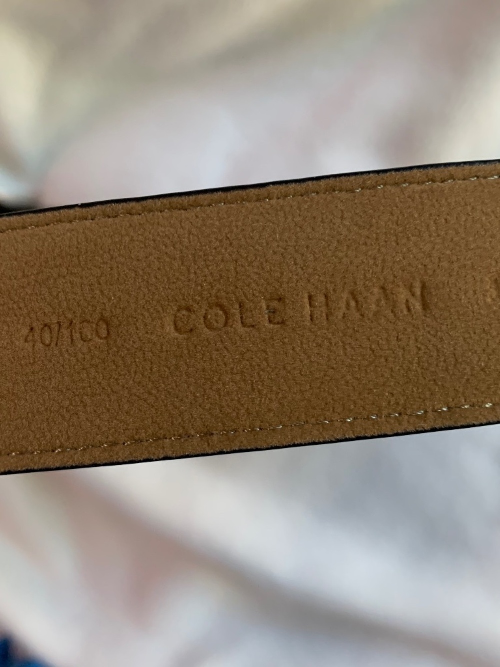 Cole Haan Black Leather Belt - Picture 8 of 9